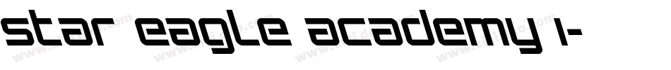 Star Eagle Academy I字体转换